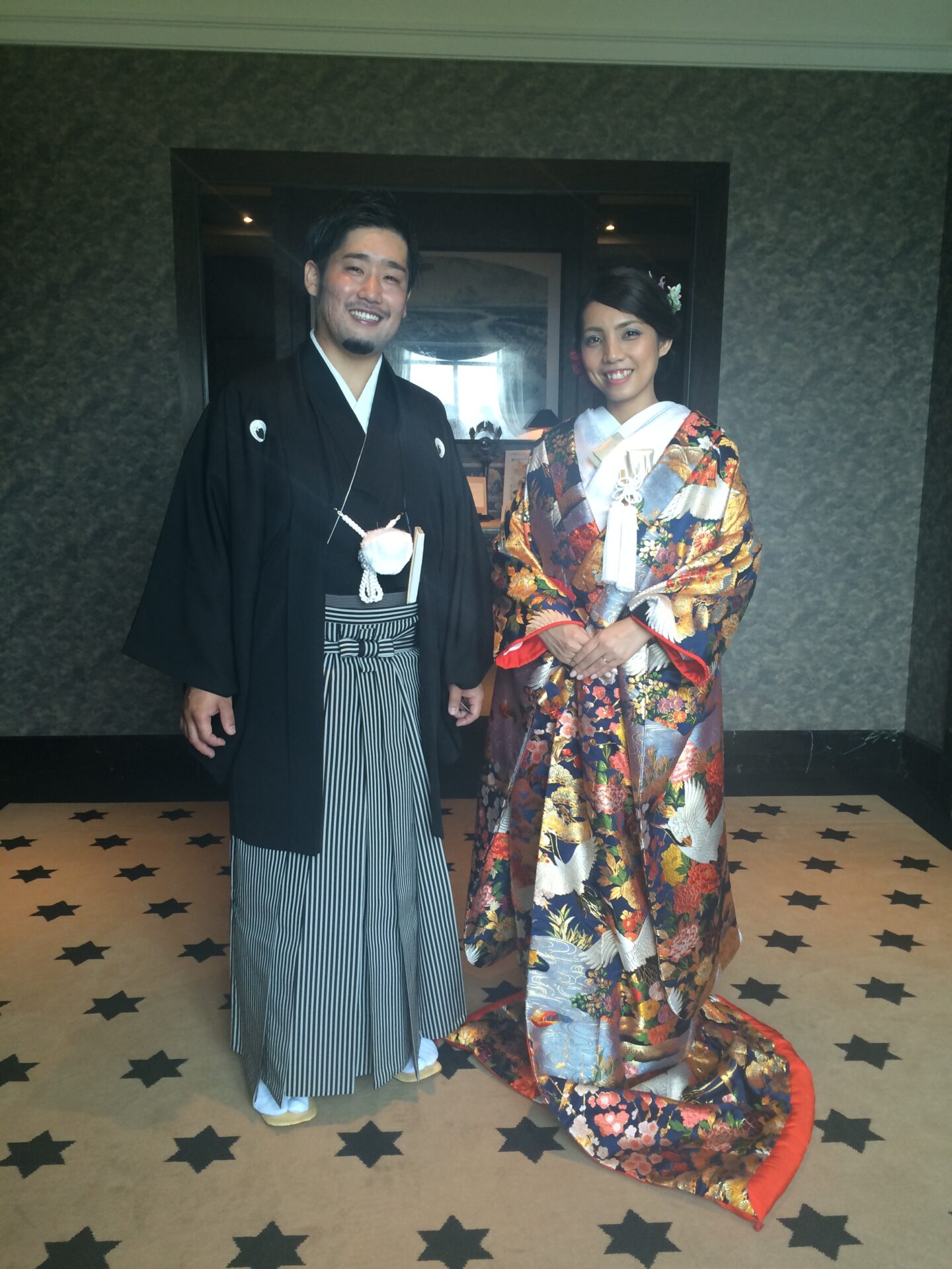 マンハッタン店よりお客様の色打掛ご紹介 ウエディングドレス 銀座 マリエクラッセ Marie Classe オフィシャルサイト